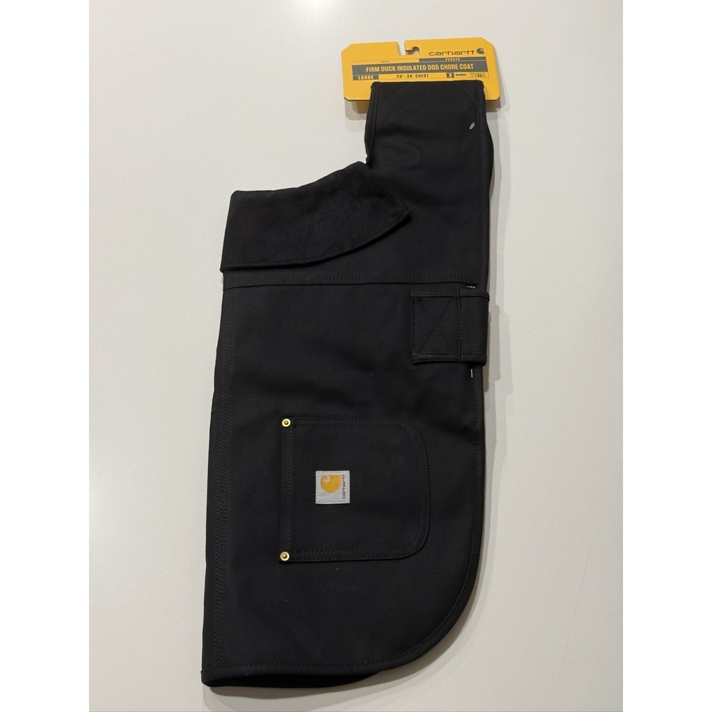 Carhartt Firm Duck Insulated Dog Chore Coat PX0548 Cotton Brown Size L